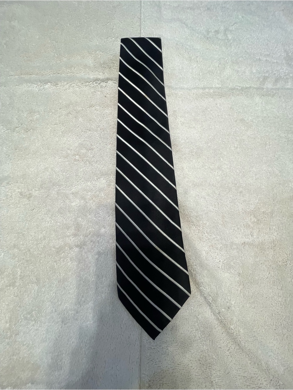 Men’s Express Black and White Tie